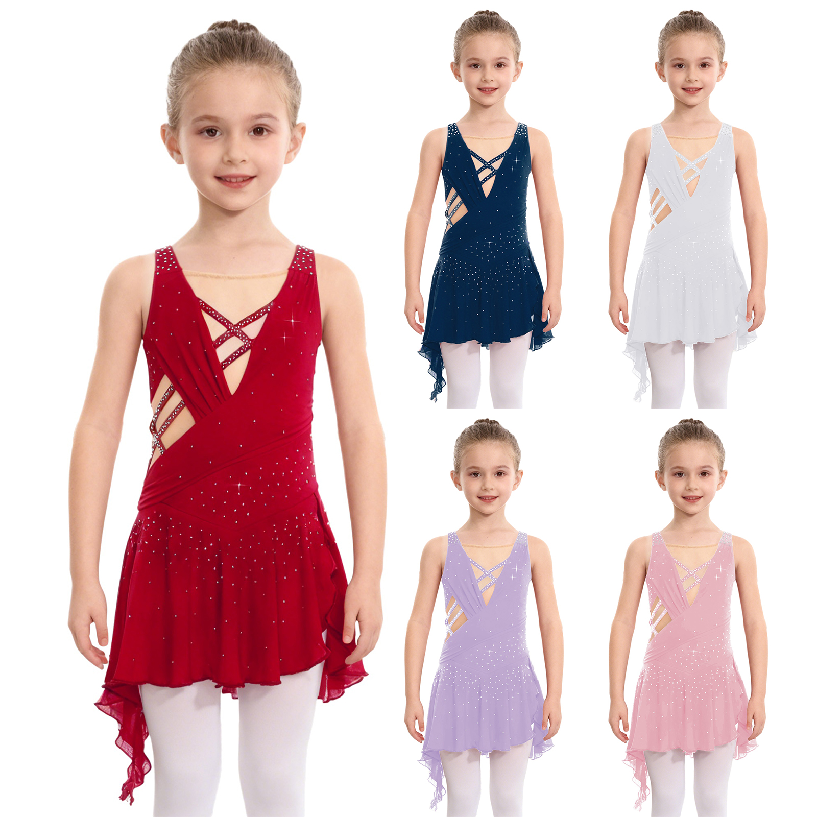 Kids Girls Lyrical Ballet Danc - Rhinestone Banding Trim incelemesi ve fiyatı