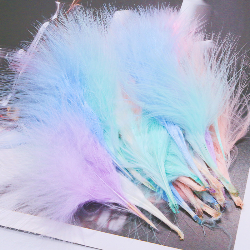 8-12cm Colored Plumas Natural  - Feather Trim Marabou incelemesi ve fiyatı