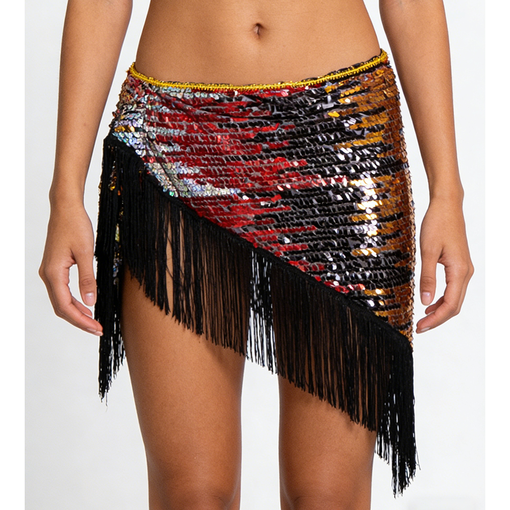 Women's Sequins Belly Dance Hi - Tassel Fringe Trim incelemesi ve fiyatı