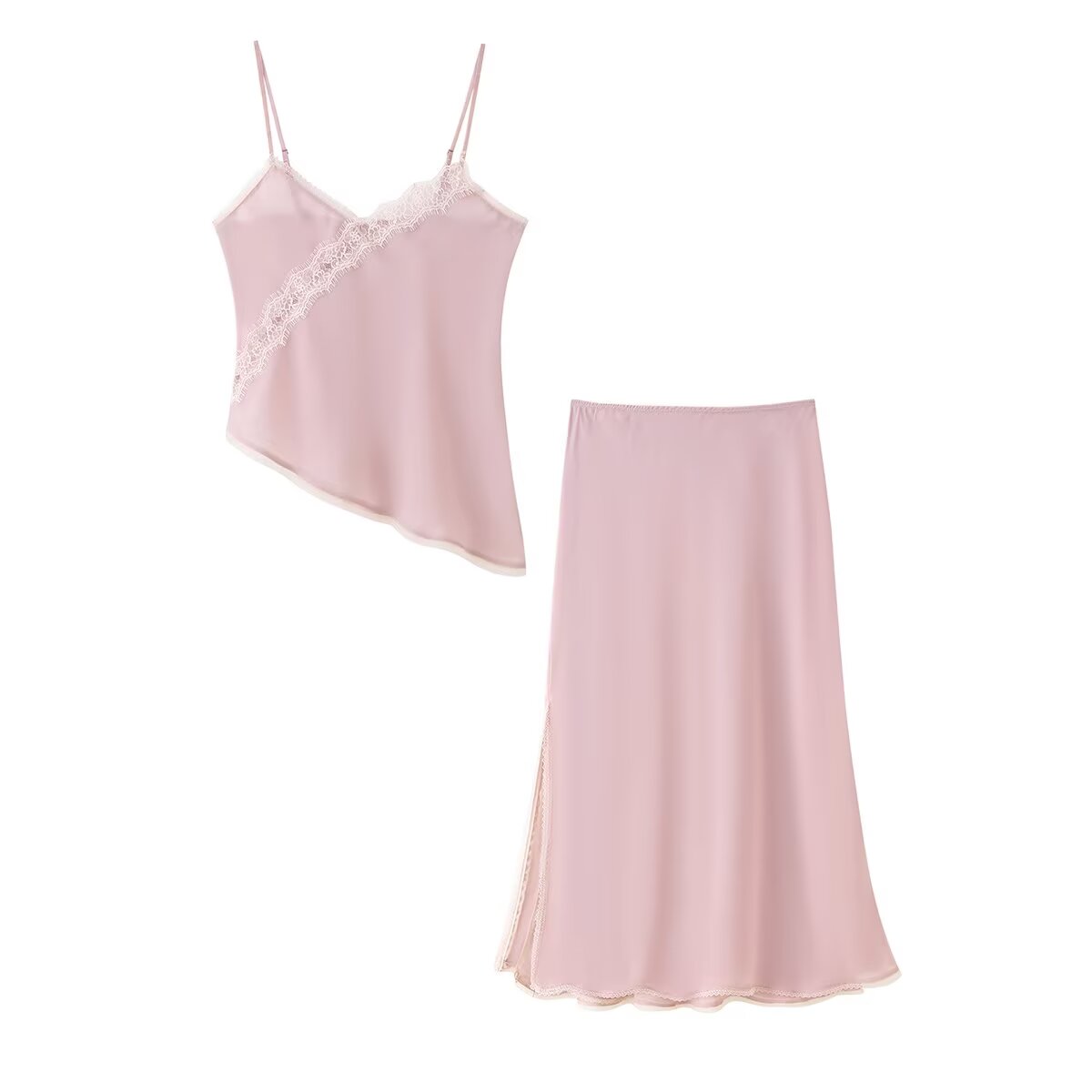 Tidalyf 2025 Women Pink Cami T - Elastic Lace Trim incelemesi ve fiyatı