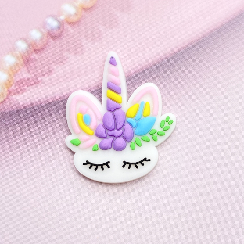 12pcs Cute Mini Unicorn head P - Embellishment Glue Craft incelemesi ve fiyatı