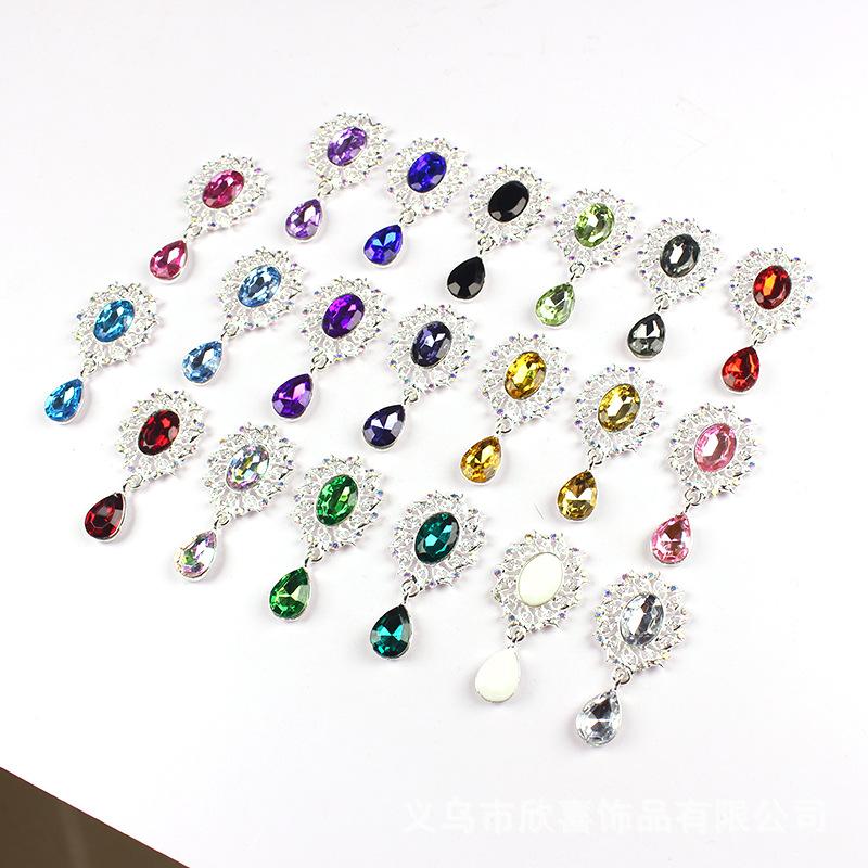 5Pcs Water Droplets Brooch Acc - Sew On Rhinestone incelemesi ve fiyatı