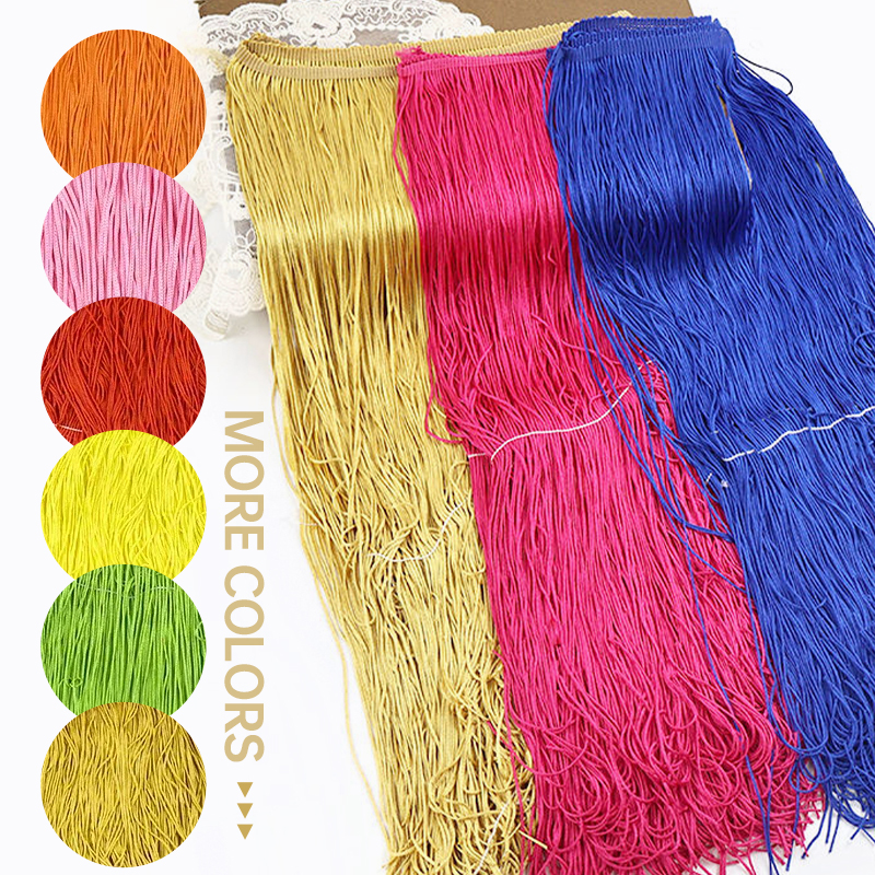 2/5Meters 50cm Long Fringes Ta - Fringe Ribbon Sewing incelemesi ve fiyatı