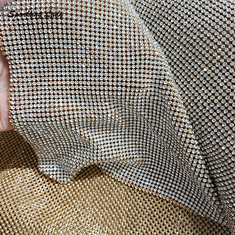 2MM Silver Crystal Mesh Fabric - Crystal Mesh Fabric incelemesi ve fiyatı