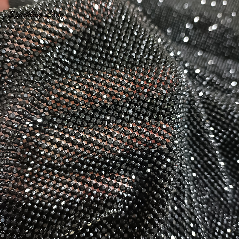 2MM Silver Crystal Mesh Fabric - Crystal Mesh Fabric incelemesi ve fiyatı