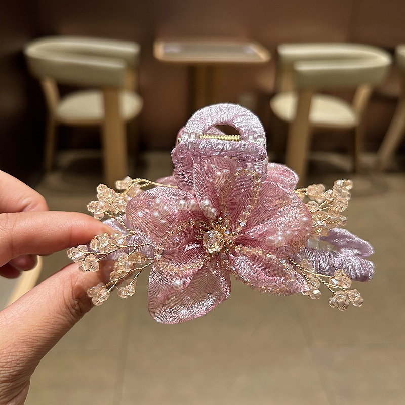 Elegant Korean Hair Accessorie - Crystal Mesh Fabric incelemesi ve fiyatı