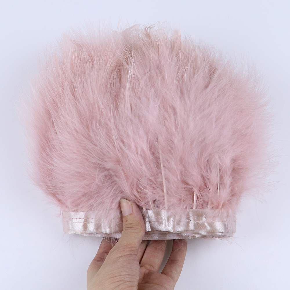 2M Fluffy Soft Natural Turkey  - Feather Trim Marabou incelemesi ve fiyatı