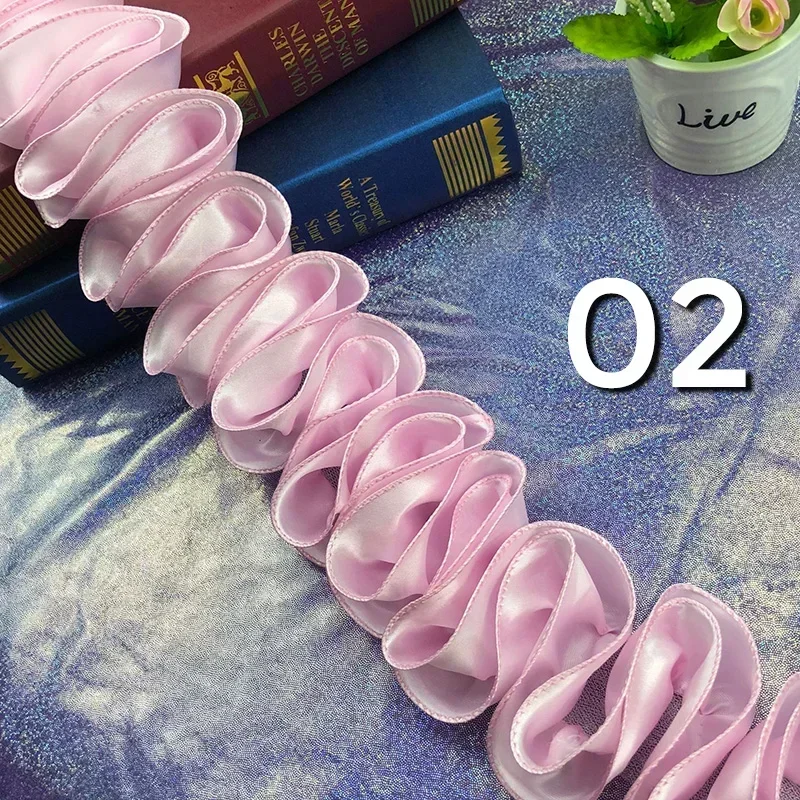5Yards Pleated Ruffled Trim Sh - Lace Ribbon Trim incelemesi ve fiyatı