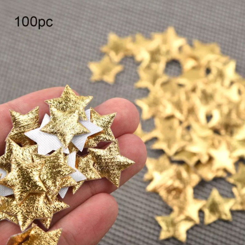 100Pcs Gold/Silver Stars For C - Embellishments For Scrapbooking incelemesi ve fiyatı