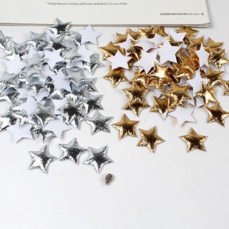 100Pcs Gold/Silver Stars For C - Embellishments For Scrapbooking incelemesi ve fiyatı